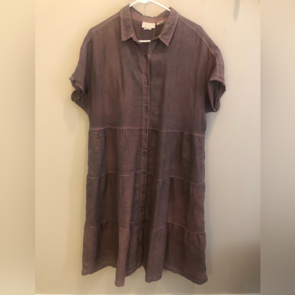 Cynthia Rowley linen mid dress
